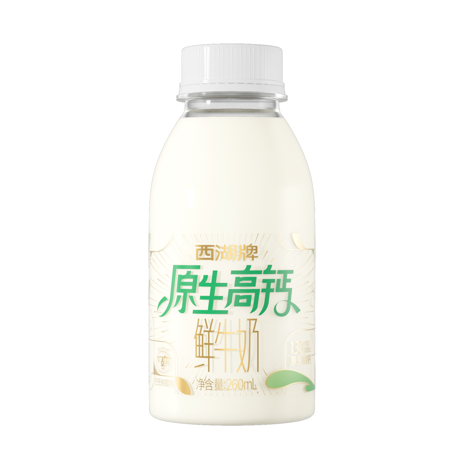 西湖牌原生高钙鲜牛奶（260mL）