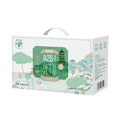 西湖牌钻石包A2β酪卵白纯牛奶